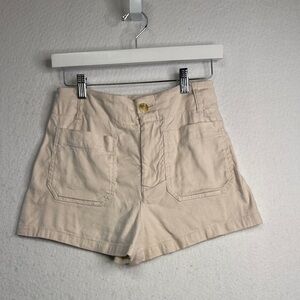 Maeve By Anthropologie The Colette Shorts Linen Edition Size 27